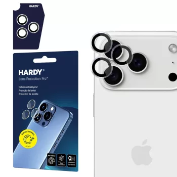  3mk HARDY Lens Protection Pro lens glass iPhone 17 Pro /17 Pro Max kameravédő, átlátszó