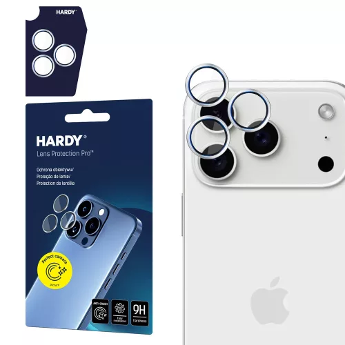 3mk HARDY Lens Protection Pro lens glass iPhone 17 Pro / 17 Pro Max - kameravédő, ezüst