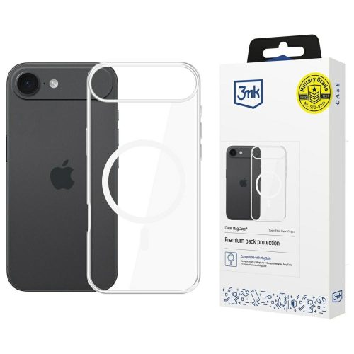 3MK Clear MagCase Apple iPhone 17 Air tok, átlátszó