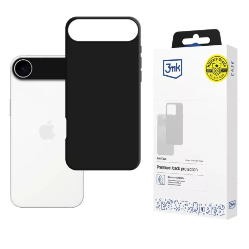 3mk Matt Case Apple iPhone 17 Air tok, fekete
