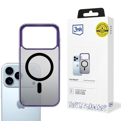 3MK Frosty MagCase Apple iPhone 17 Pro Max tok, lila