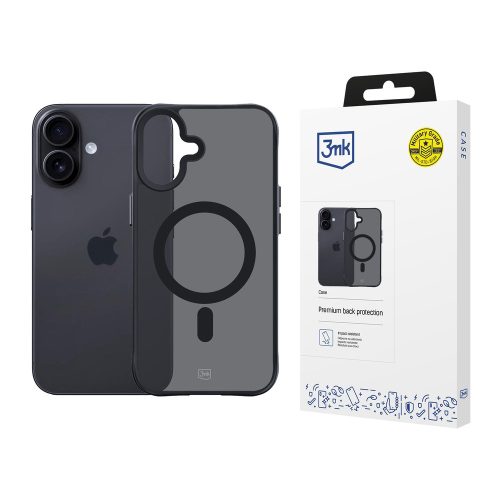 3mk Smoke MagCase iPhone 17 tok, fekete