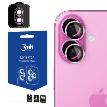   3mk Lens Protection Pro edzett üvegfólia iPhone 17 kameravédő, lila