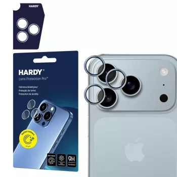   3mk HARDY Lens Protection Pro lens glass iPhone 17 Pro / 17 Pro Max kameravédő, szürke