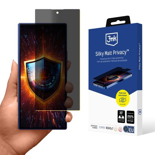 3MK Silky Matt Privacy Samsung Galaxy Z Fold7 betekintésgátló üvegfólia