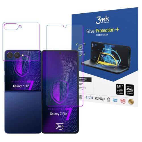 3MK SilverProtect+ Folded Edition védőfólia Samsung Galaxy Z Flip7