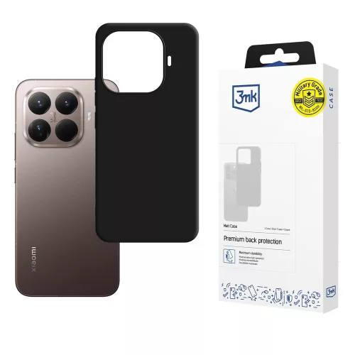 3mk Matt Case Xiaomi 15T Pro 5G tok, fekete
