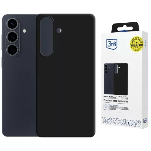3mk Hardy MagSilicone Samsung Galaxy S26+ tok, fekete
