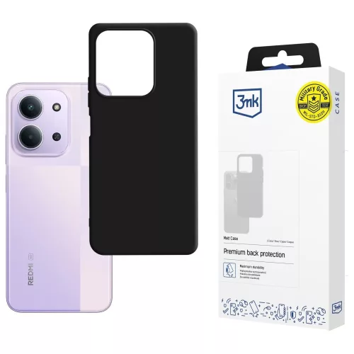 Redmi 15C 4G/5G (173mm) - 3mk Matt Case tok, fekete