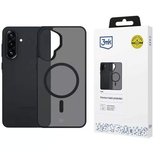 3MK Smoke MagCase Samsung Galaxy A37 tok, fekete