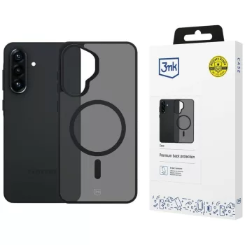 3MK Smoke MagCase Samsung Galaxy A57 tok, fekete