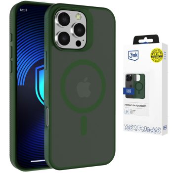 3mk Smoke MagCase iPhone 16 Pro Max tok, áttetsző-zöld