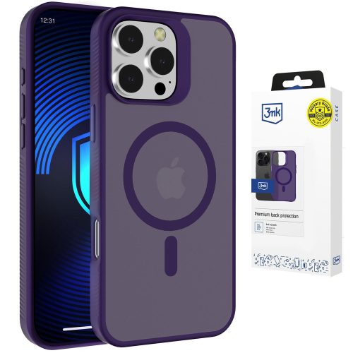 3mk Smoke MagCase iPhone 16 Pro Max tok, áttetsző-lila
