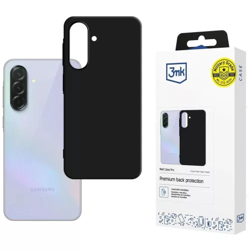 3MK Matt Case Pro Samsung Galaxy A37 tok, fekete