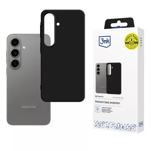 3mk Matt Case Pro Samsung Galaxy A57 tok, matt fekete