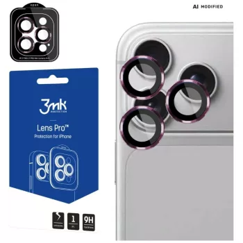   3mk Lens Protection Pro Camera Lens Protection iPhone 18 Pro / 18 Pro Max kameravédő, bordó