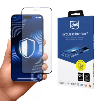 3mk HardGlass Matt Max iPhone 18 Pro Max üvegfólia, fekete