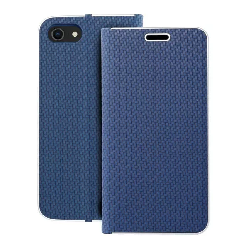LUNA Book Carbon IPHONE 7 / 8 / SE 2020 / SE 2022 tok, kék