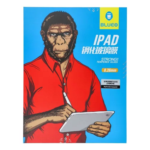 5D Mr. Monkey Edzett üvegfólia iPad Pro 10.5 (Strong HD), átlátszó