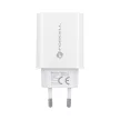 FORCELL F-ENERGY TFK-TC-20WPD hálózati töltő Type C + kábel Type C to Lightning PD QC4.0 3A 20W, fehér