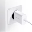 FORCELL F-ENERGY TFK-TC-20WPD hálózati töltő Type C + kábel Type C to Lightning PD QC4.0 3A 20W, fehér