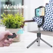 Kombinált szelfibot állvánnyal és távirányítóval bluetooth GIMBAL STABILIZER SSTR-L08, fekete
