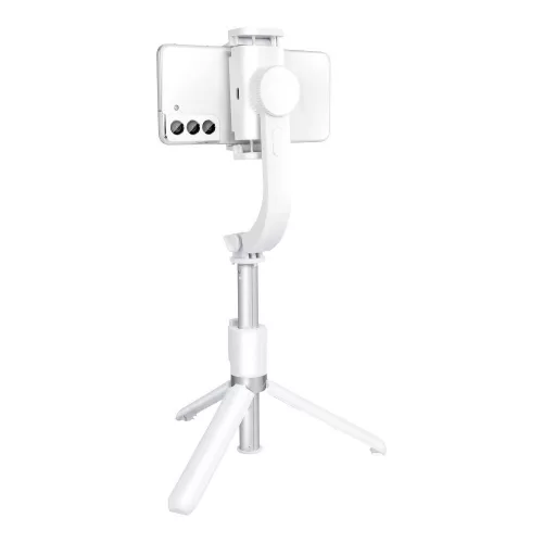 Kombinált szelfibot állvánnyal és távirányítóval bluetooth GIMBAL STABILIZER SSTR-L08, fekete