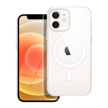 CLEAR MAG COVER case MagSafe IPHONE 12 Mini tok, átlátszó