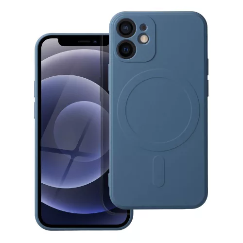 SILICONE MAG COVER case MagSafe IPHONE 12 Mini tok, kék