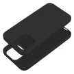 SILICONE case IPHONE 14 Pro Max tok, fekete
