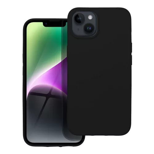 SILICONE case IPHONE 14 tok, fekete