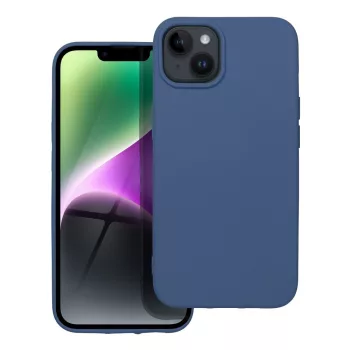 SILICONE case IPHONE 14 tok, kék