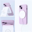SILICONE MAG COVER case MagSafe IPHONE 13 tok, rózsaszín