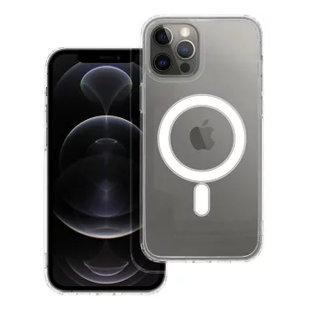   CLEAR MAG COVER case MagSafe IPHONE 12 Pro Max tok, átlátszó