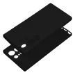 SILICONE case tok Samsung Galaxy S23 Ultra, fekete