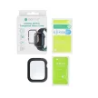 Bestsuit hibrid üvegfólia Apple Watch 7/8/9-41mm, acélszürke, átlátszó