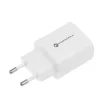 FORCELL F-ENERGY TFK-TC-30WPD hálózati töltő Type C + USB A PD QC4.0 3A 30W, fehér