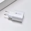 FORCELL F-ENERGY TFK-TC-30WPD hálózati töltő Type C + USB A PD QC4.0 3A 30W, fehér