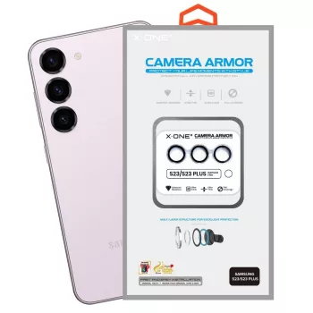   X-ONE Sapphire Camera Armor lencsevédő üvegfólia Samsung Galaxy S23/S23 Plus