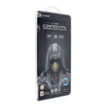   X-ONE Full Cover Extra Strong Privacy - iPhone 15 Pro (full glue) tempered glass 9H betekintésvédő üvegfólia