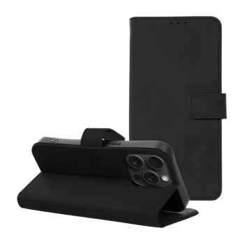 TENDER Book Case IPHONE 15 Pro tok, fekete
