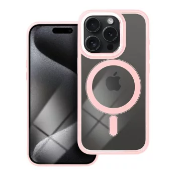   COLOR EDGE MAG COVER case MagSafe IPHONE 15 Pro tok, rózsaszín