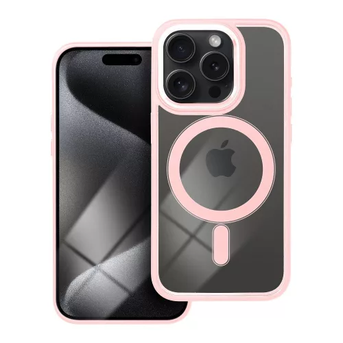 COLOR EDGE MAG COVER case MagSafe IPHONE 15 Pro tok, rózsaszín