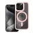 COLOR EDGE MAG COVER case MagSafe IPHONE 15 Pro tok, rózsaszín