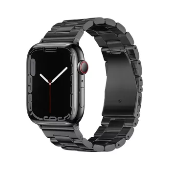   FORCELL F-DESIGN FA10 óraszíj APPLE Watch 42/44/45/49 mm, fekete