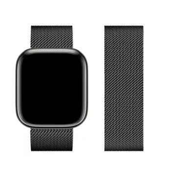   FORCELL F-DESIGN FA03 óraszíj APPLE Watch 42/44/45/49 mm, fekete