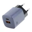 FORCELL F-ENERGY GaN VT-31 hálózati töltő Type C + USB A PD QC4.0 3A 33W , szürke