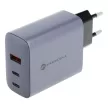 FORCELL F-ENERGY GaN VT-42B hálózati töltő 2 x Type C + USB A PD QC4.0 4A 65W , szürke