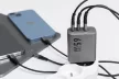 FORCELL F-ENERGY GaN VT-42B hálózati töltő 2 x Type C + USB A PD QC4.0 4A 65W , szürke