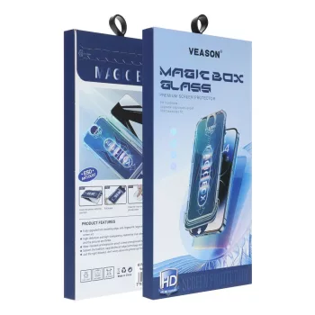 6D Pro Veason Easy-Install Glass - Iphone 15 Pro black